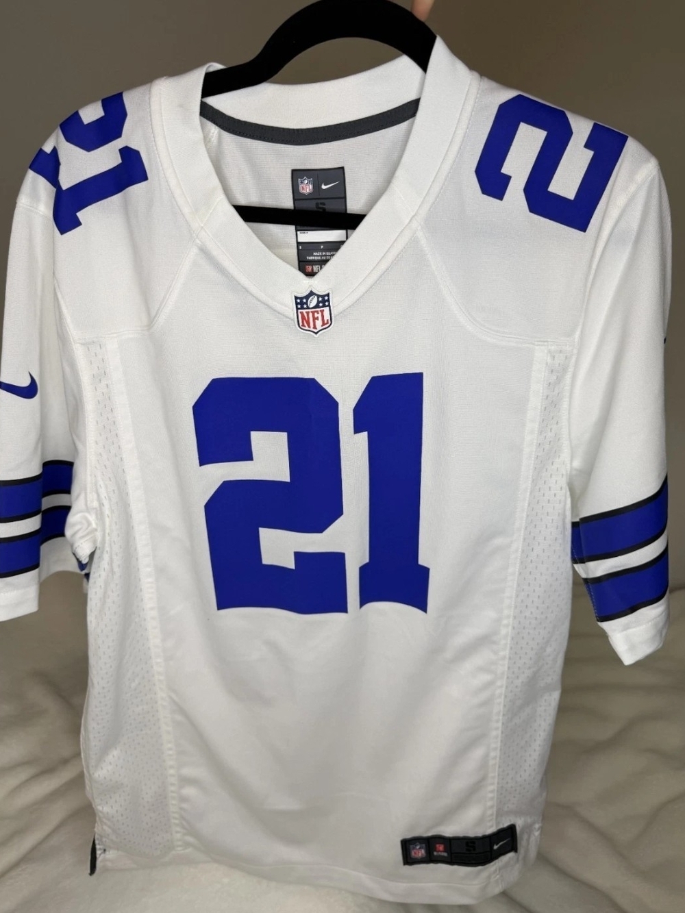 Nike Dallas Cowboys Ezekiel Elliott #21 NFL Jersey Men’s S White